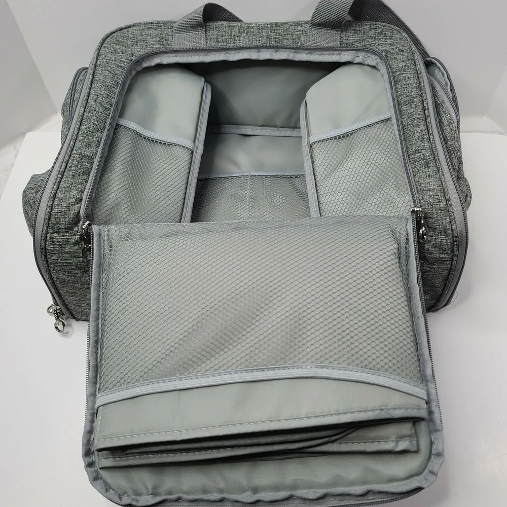 Scuddles Travel Bassinet 3-in-1 Baby Bed Diaper Bag Changing Station Easy Travel